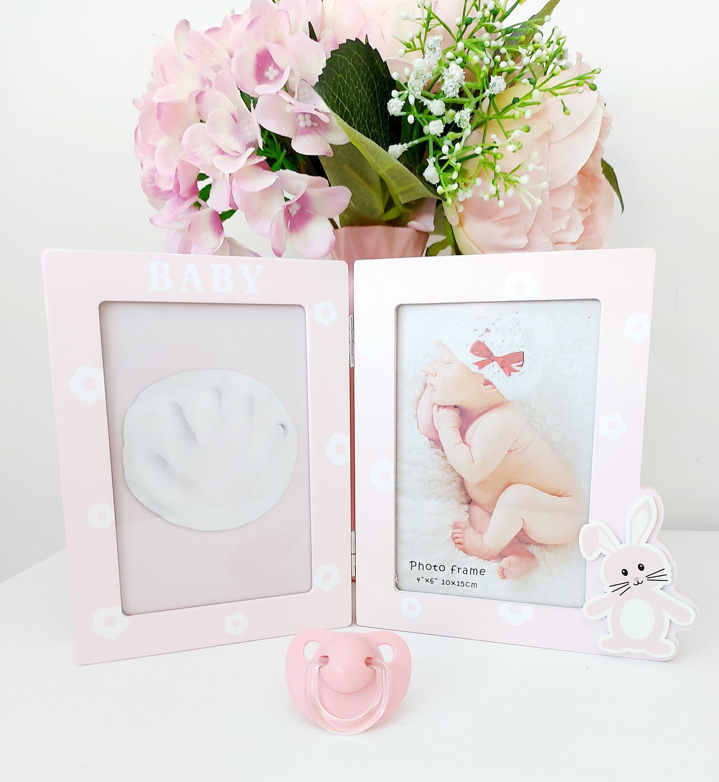 Portafotos huellas “Baby girl”