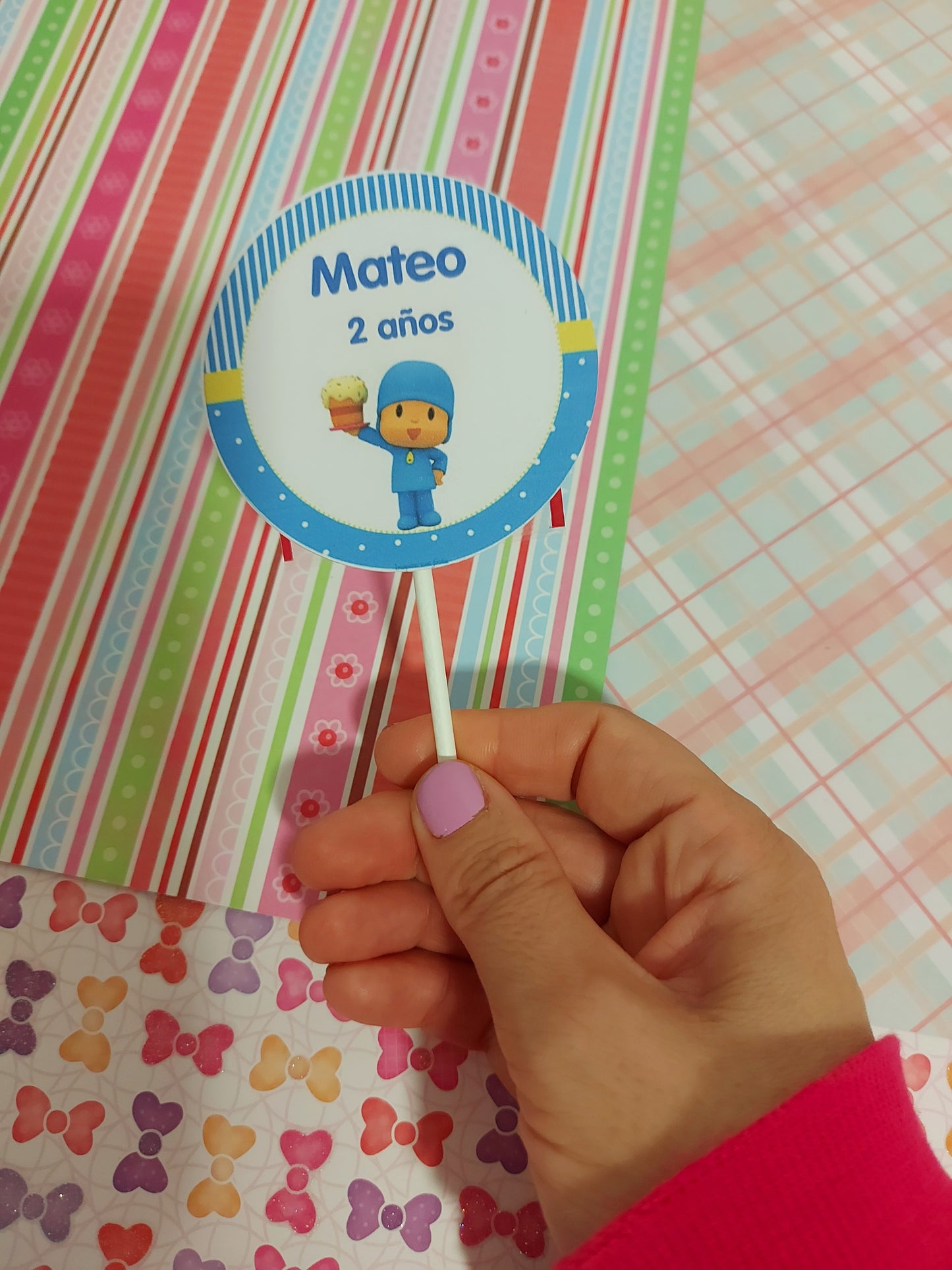 Piruleta de agradecimiento (Pedido mínimo 10 unidades)