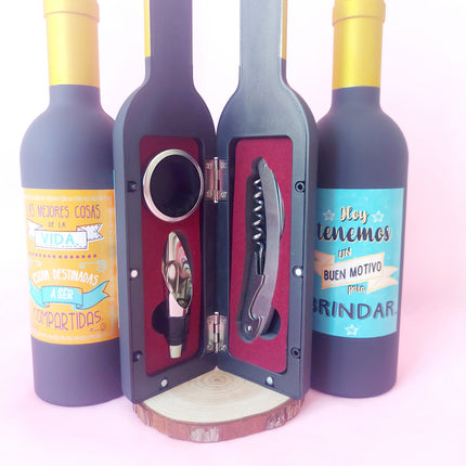 Detalle set de vino