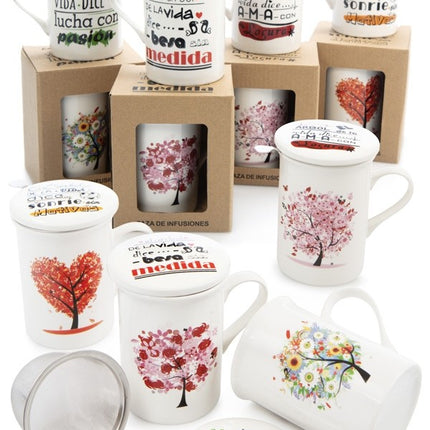 Taza infusiones "Árbol de la vida"