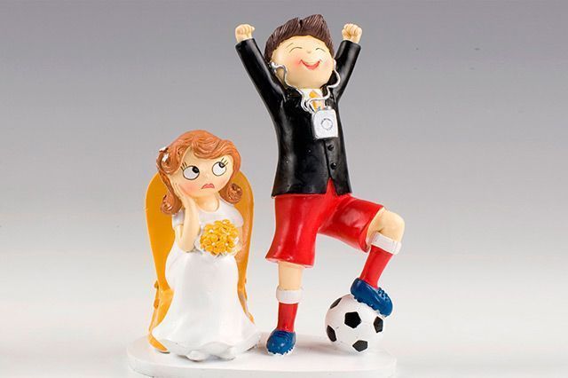 Figura tarta fútbol