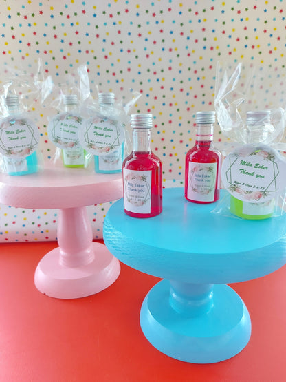 Mini licores de sabores sin alcohol - eventos