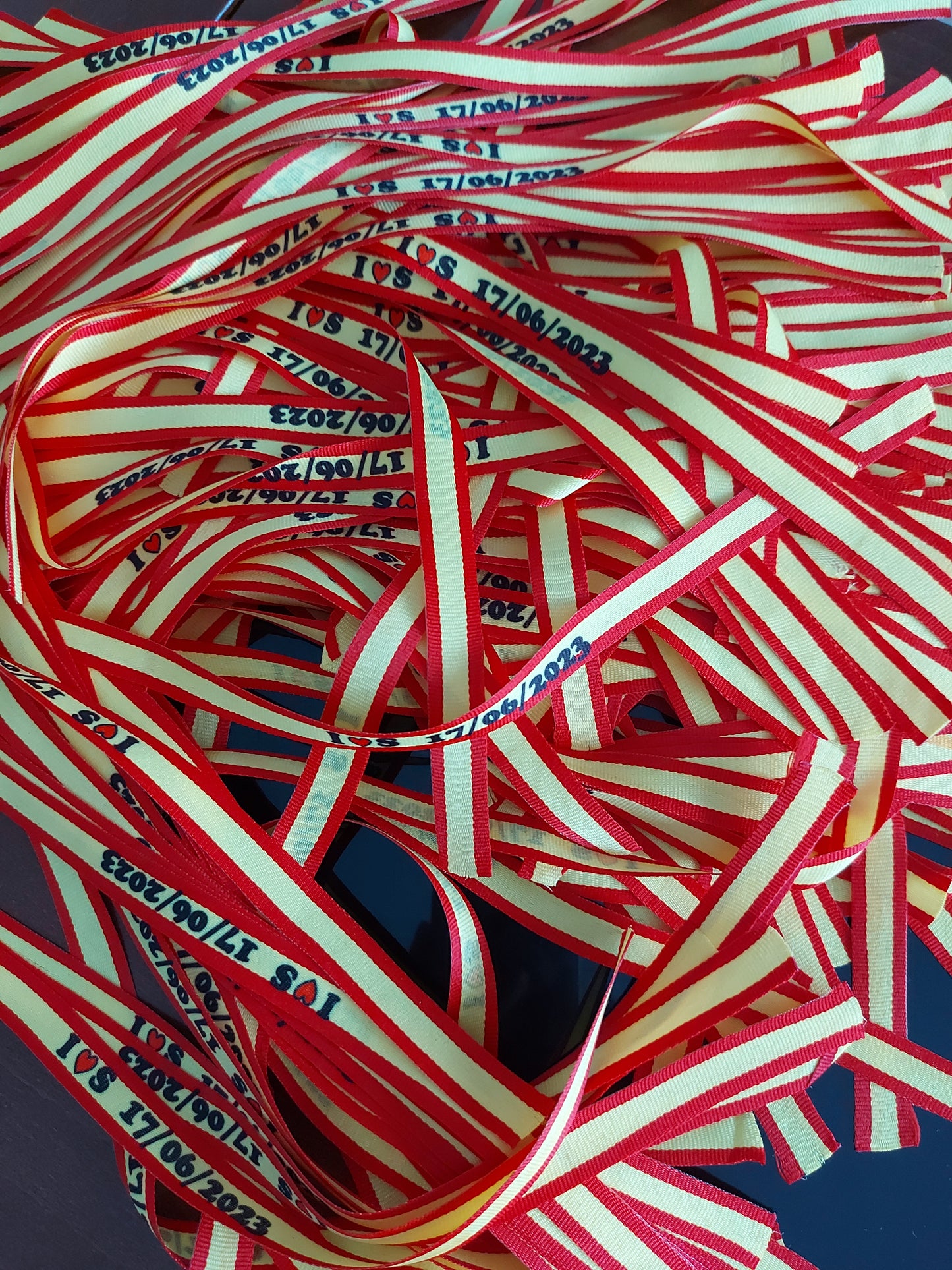 Pack pulseras de tela personalizadas (50 unidades)