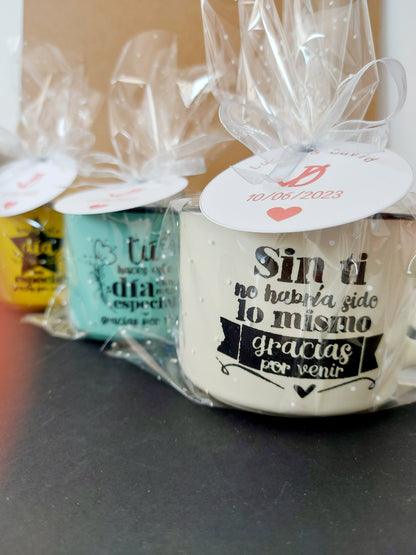 Taza "Gracias por venir"