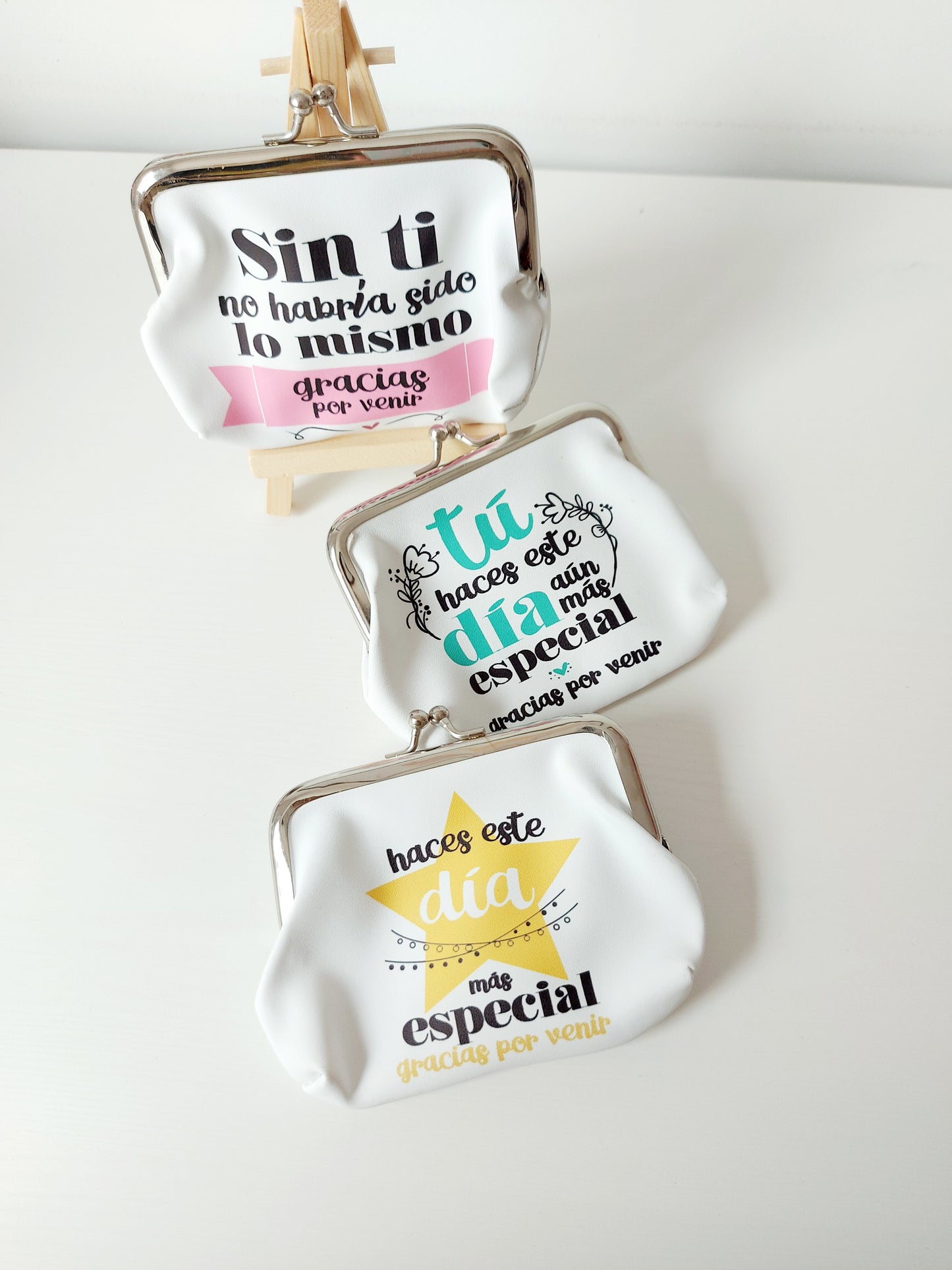 Monedero "Gracias por venir"