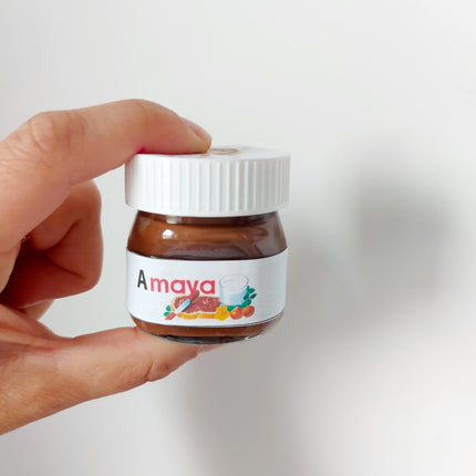 Mini Nutella con cuchara