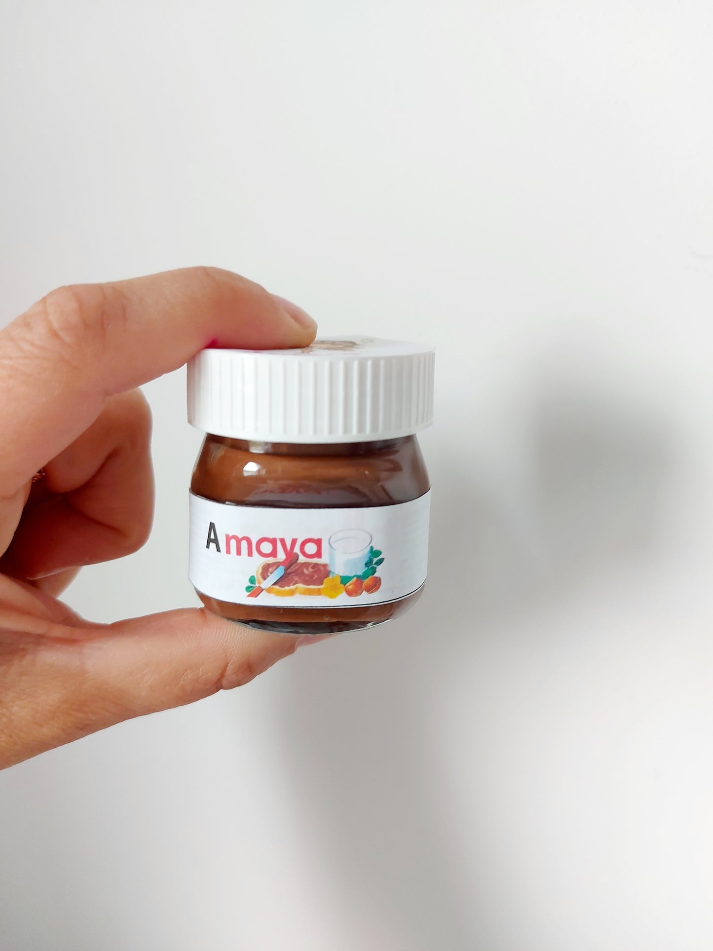 Mini Nutella con cuchara