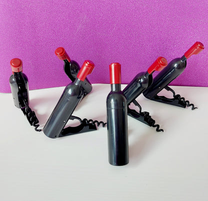 Abrebotellas en forma de botella de vino