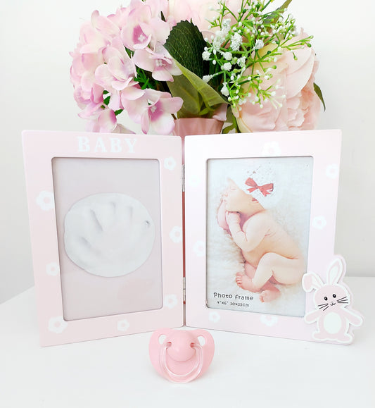 Portafotos huellas “Baby girl”