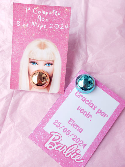 Tarjeta personalizada + labial