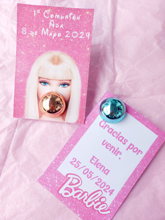 Tarjeta personalizada + labial