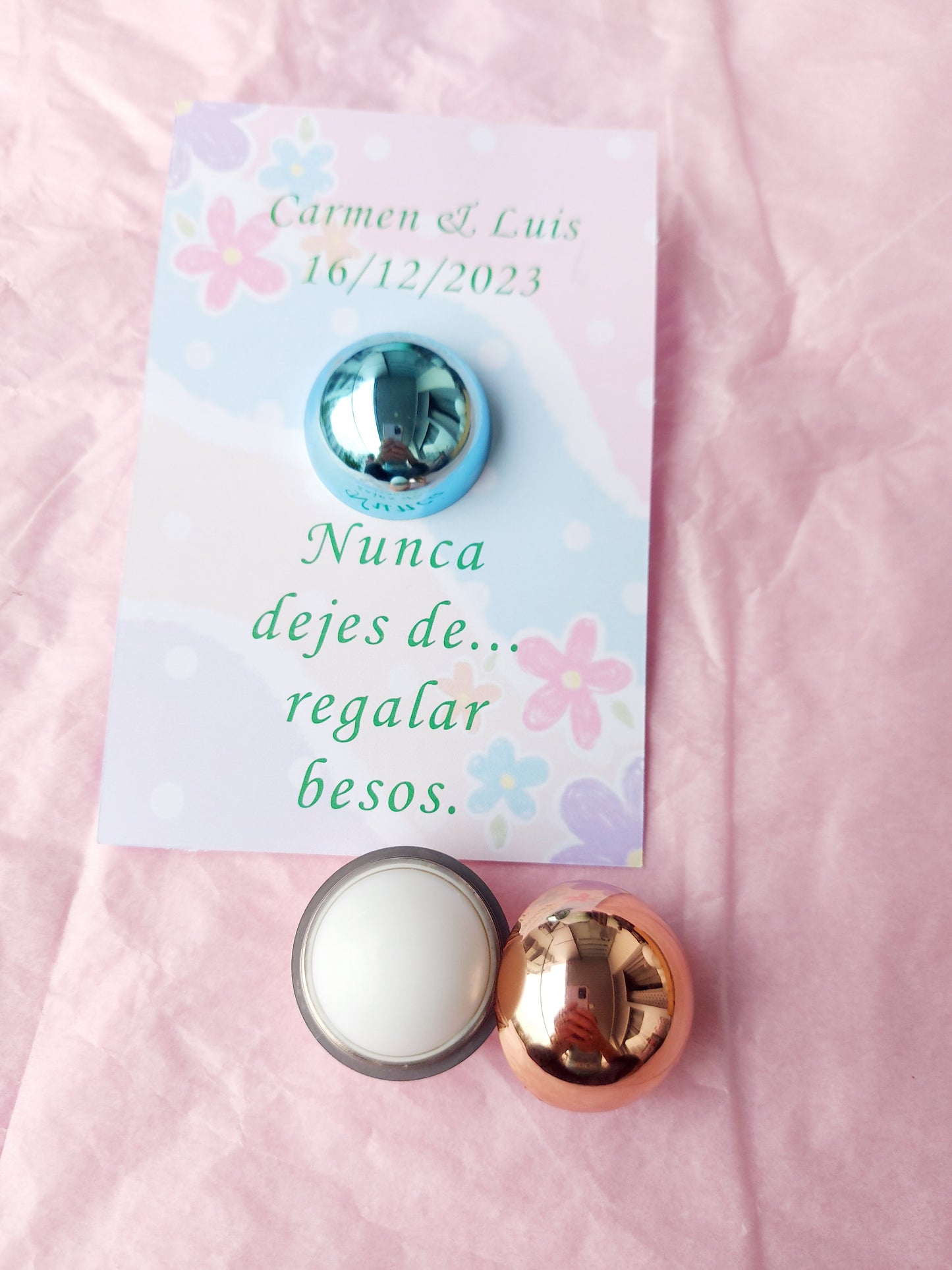 Tarjeta personalizada + labial