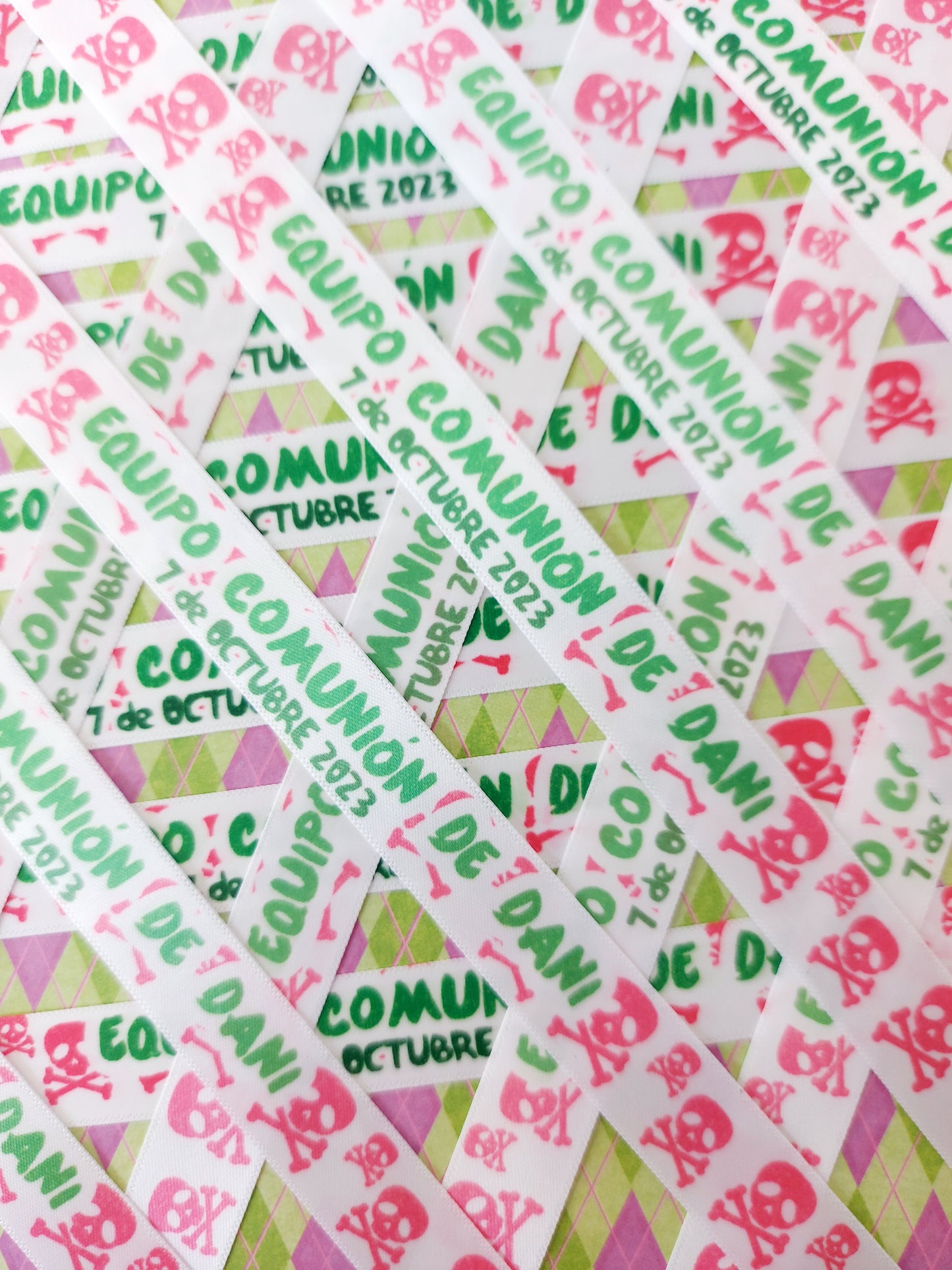 Pack pulseras de tela personalizadas (50 unidades)