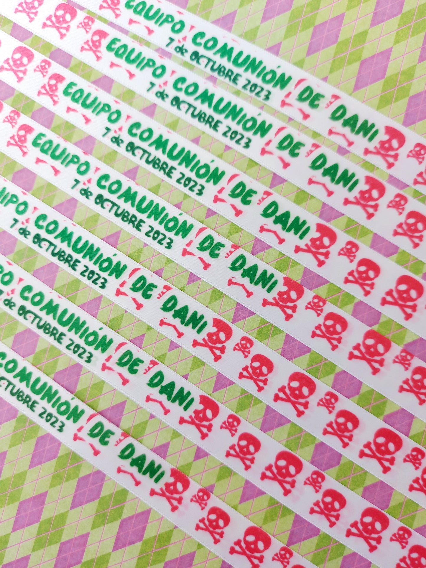 Pack pulseras de tela personalizadas (50 unidades)