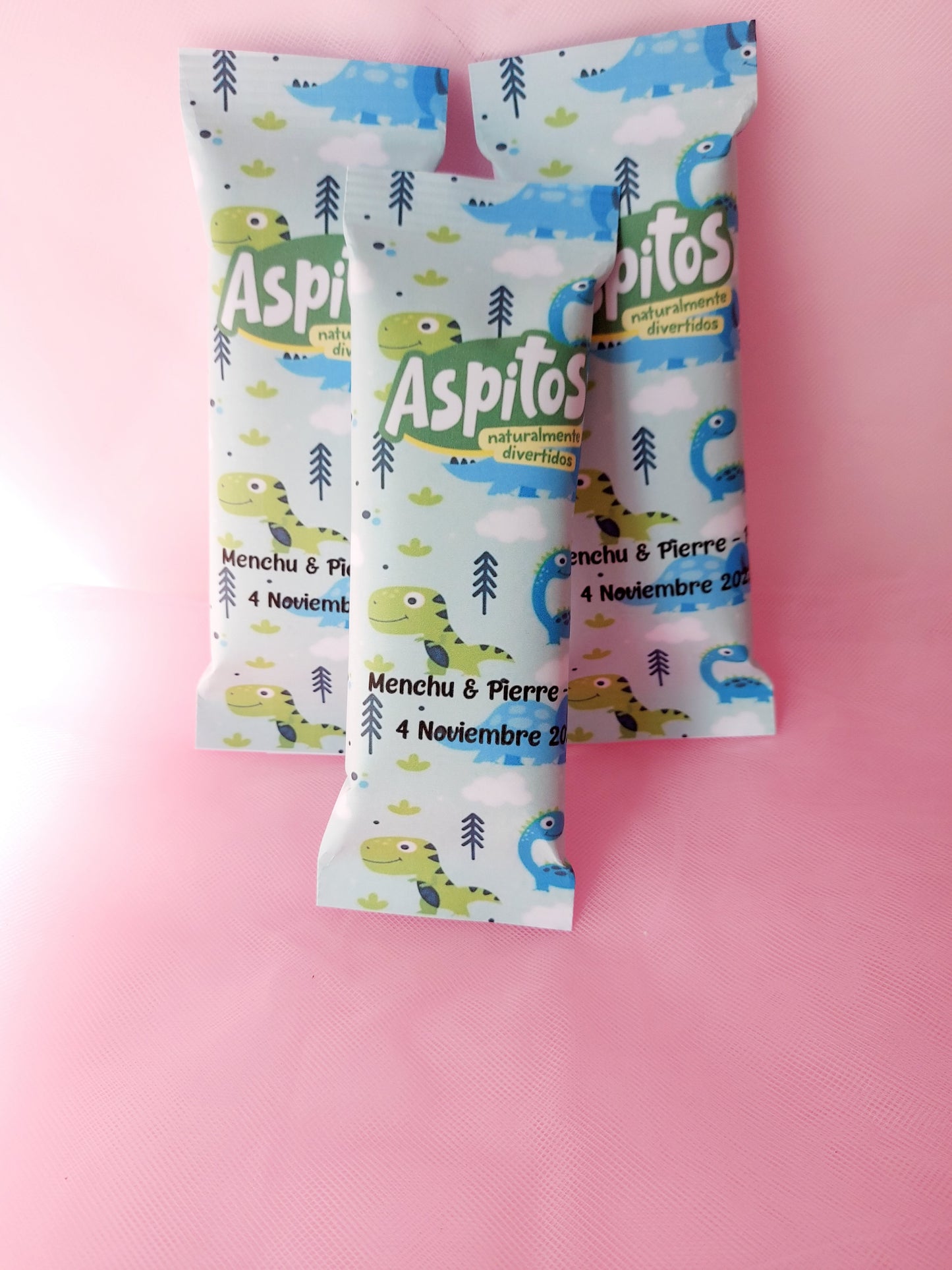 Aspitos personalizados (6 Unidades)