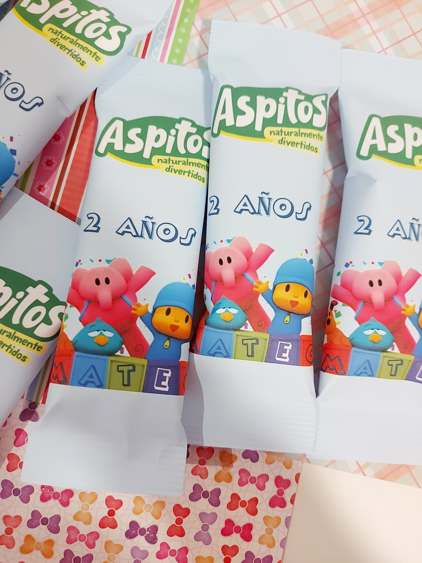 Aspitos personalizados (6 Unidades)