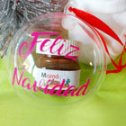 Bola de Navidad con mini Nutella