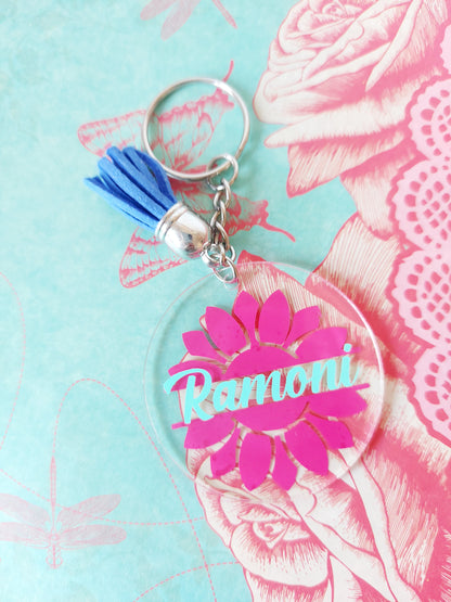 Llavero acrílico personalizado