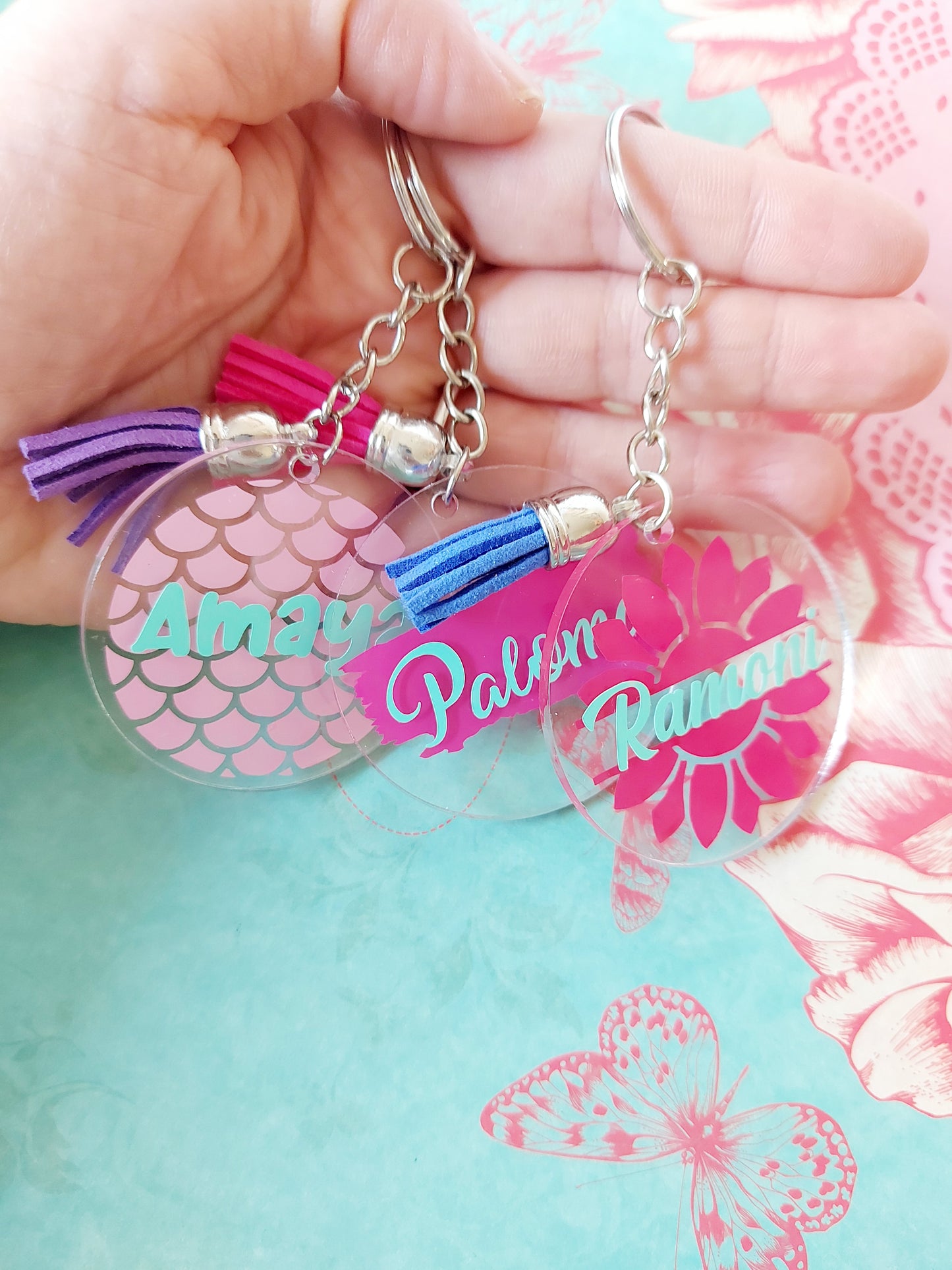 Llavero acrílico personalizado