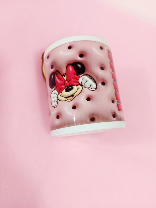 Taza 3D Starbucks & Minnie Mouse