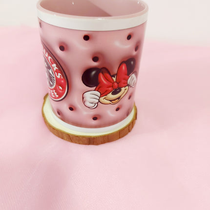 Taza 3D Starbucks & Minnie Mouse