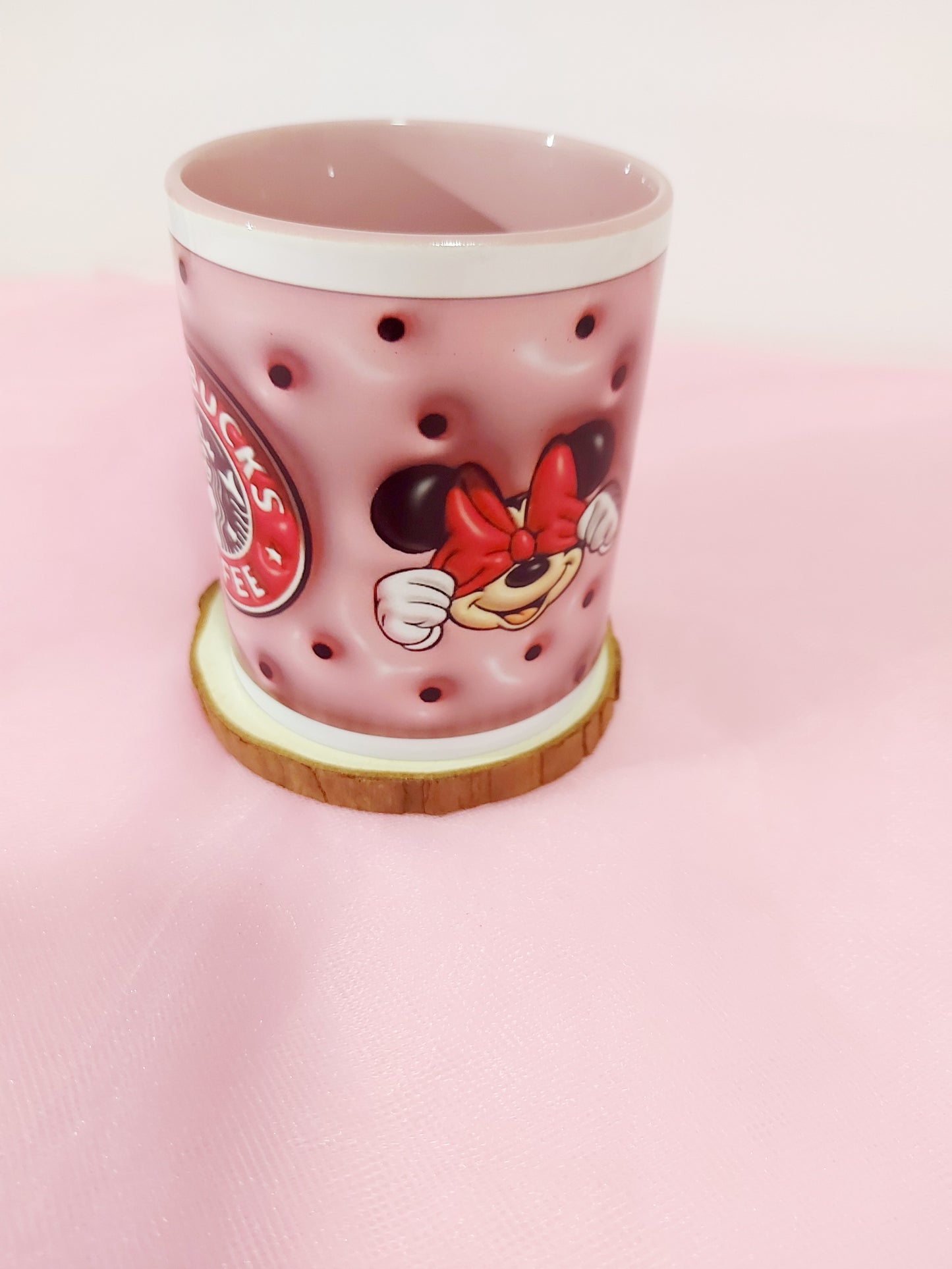 Taza 3D Starbucks & Minnie Mouse