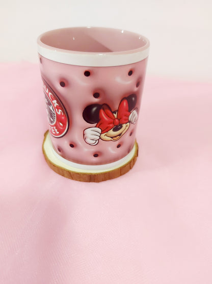 Taza 3D Starbucks & Minnie Mouse