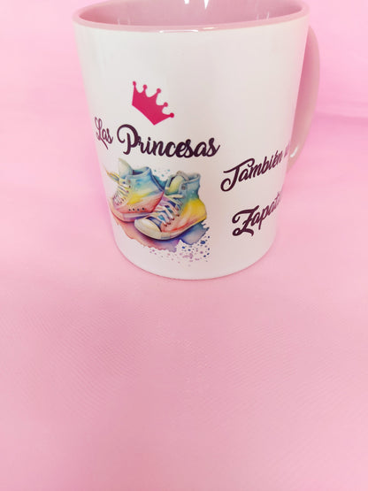 Tazas "Las princesas también..."
