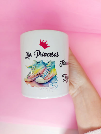 Tazas "Las princesas también..."