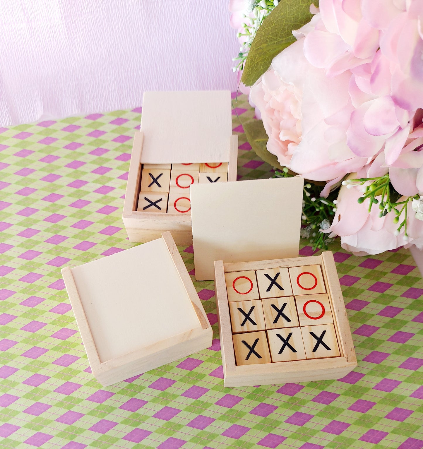 Juego de madera 3 en raya