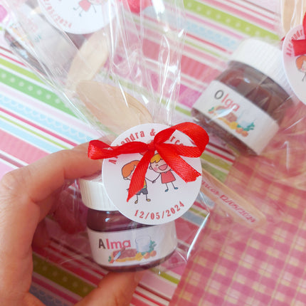 Mini Nutella con cuchara