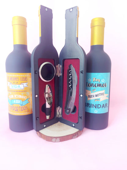 Detalle set de vino