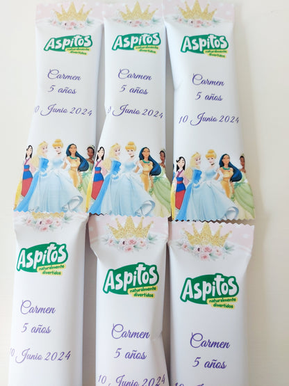 Aspitos personalizados (6 Unidades)