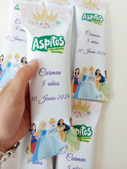 Aspitos personalizados (6 Unidades)