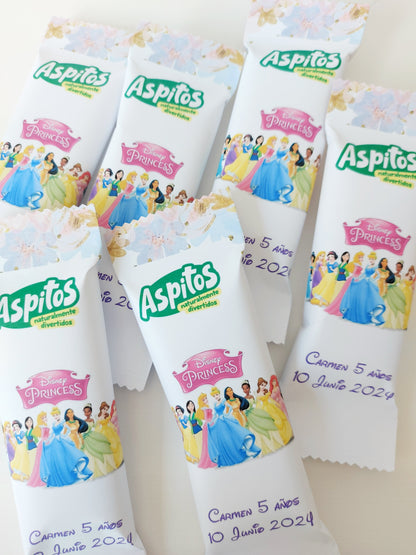 Aspitos personalizados (6 Unidades)