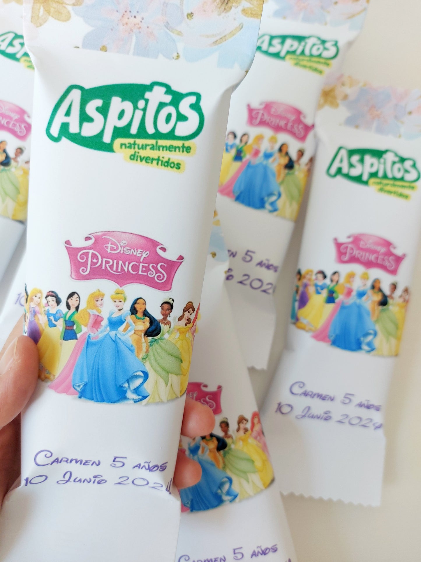 Aspitos personalizados (6 Unidades)