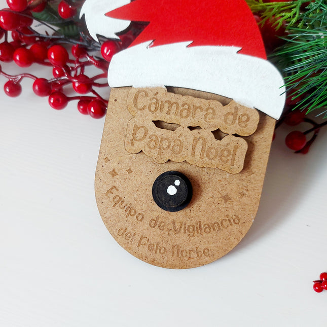 Cámara de vigilancia Papá Noel