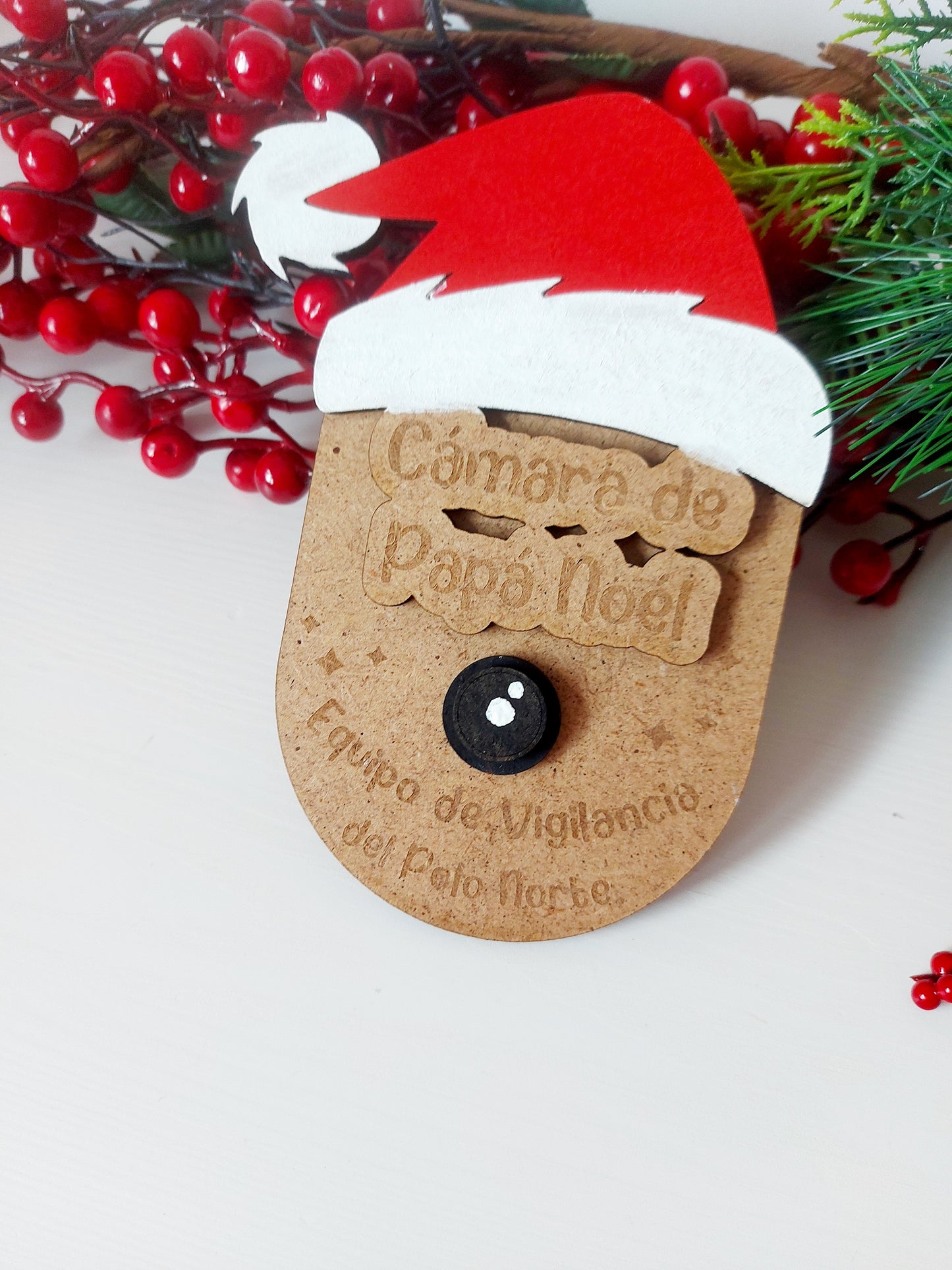 Cámara de vigilancia Papá Noel