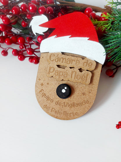 Cámara de vigilancia Papá Noel