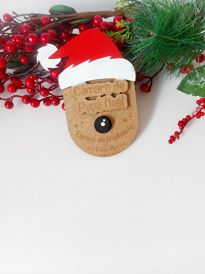 Cámara de vigilancia Papá Noel