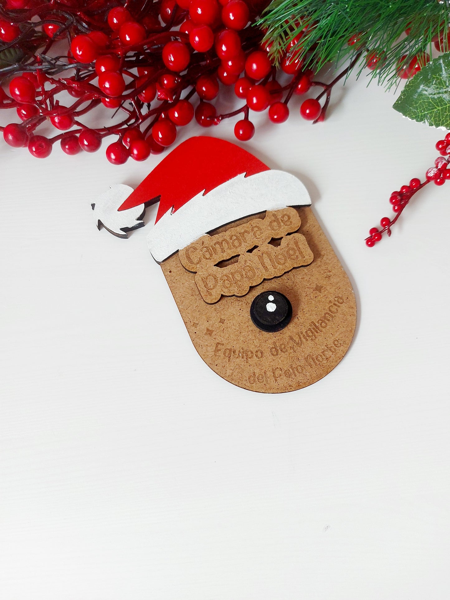 Cámara de vigilancia Papá Noel