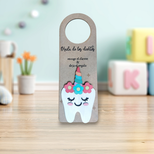 Colgador Hada de los Dientes - Unicornio