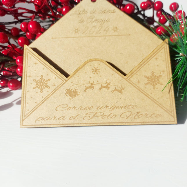 Sobre mágico Papá Noél