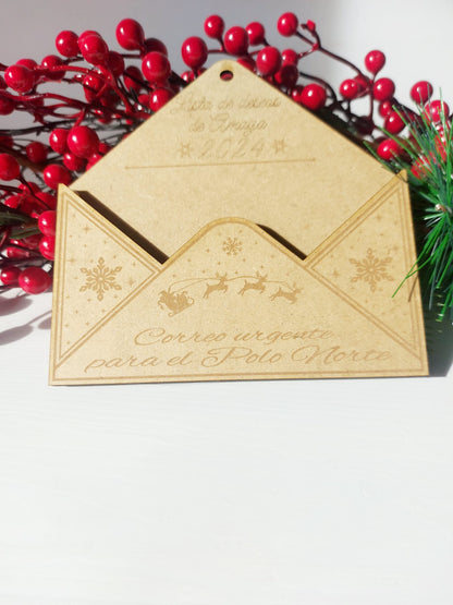 Sobre mágico Papá Noél