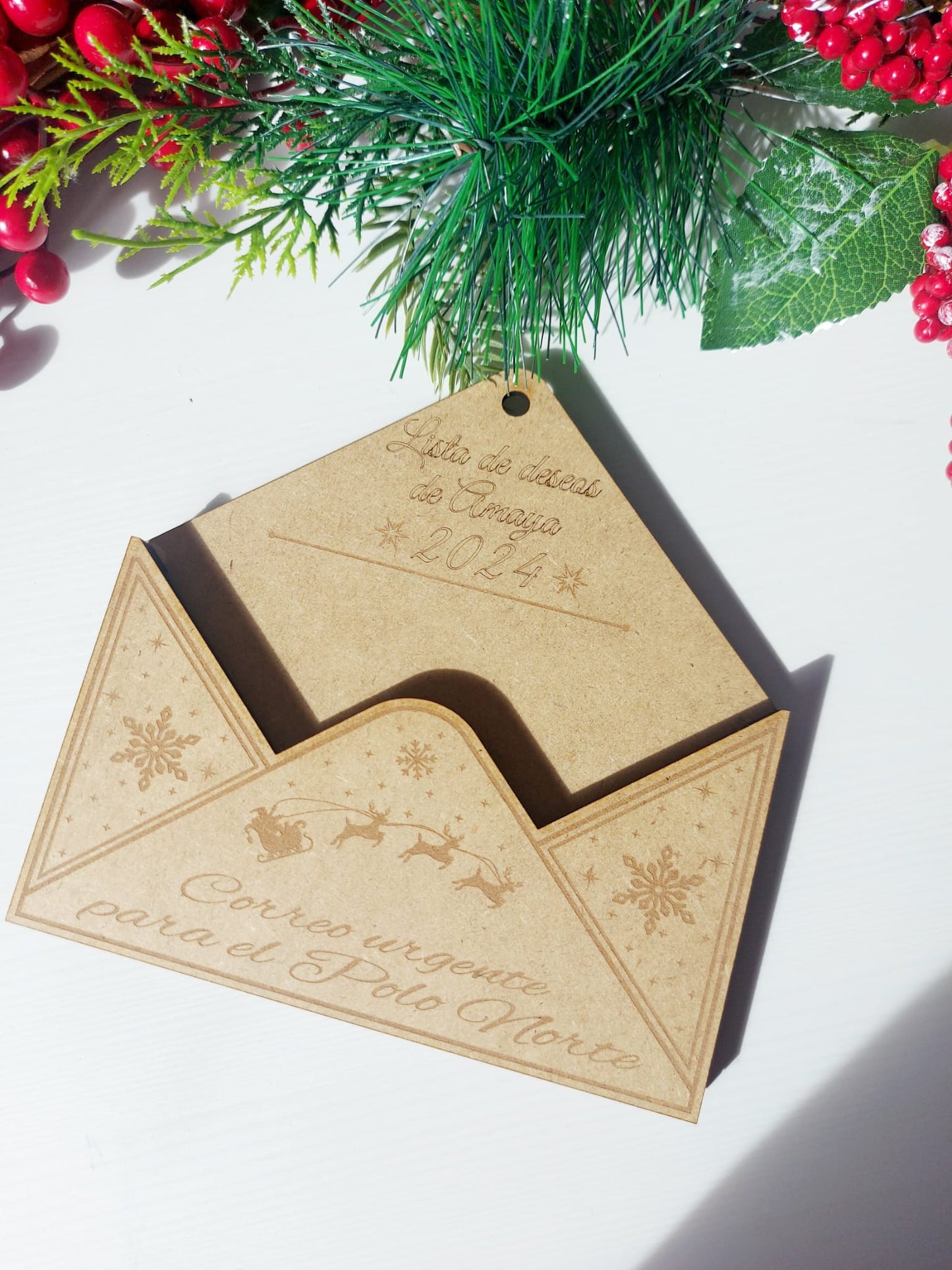 Sobre mágico Papá Noél