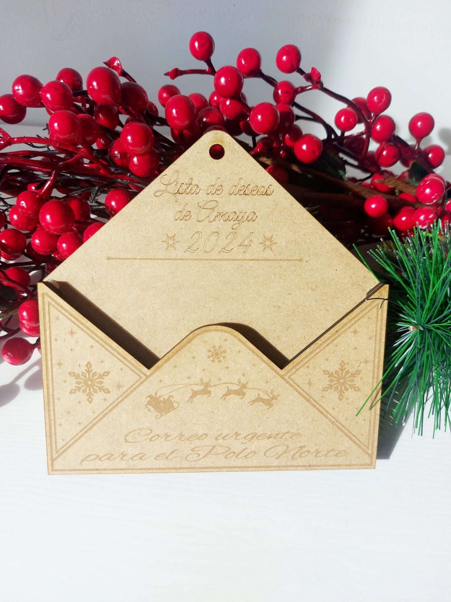 Sobre mágico Papá Noél