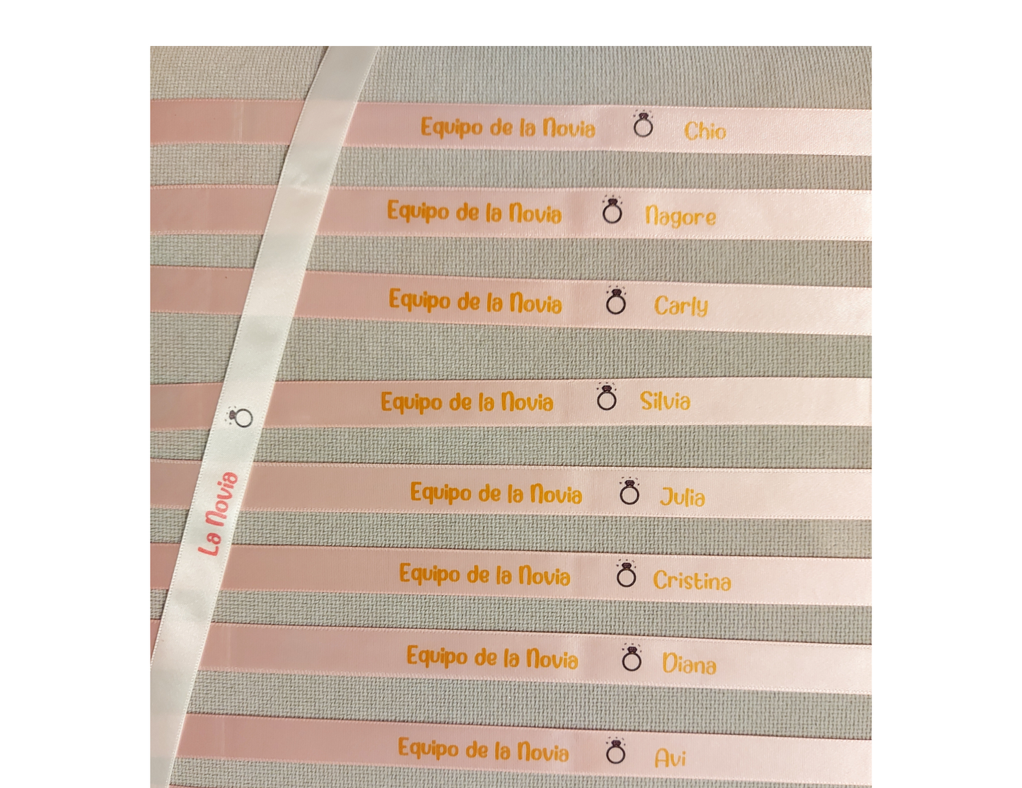 Pack pulseras de tela personalizadas (100 unidades)