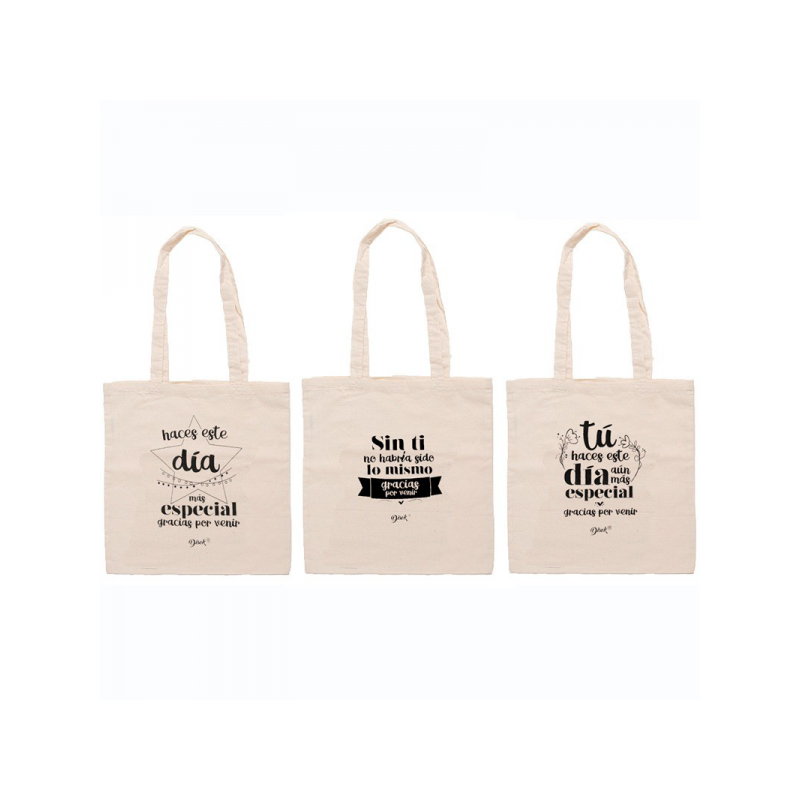 Bolsa yute “Gracias por venir”