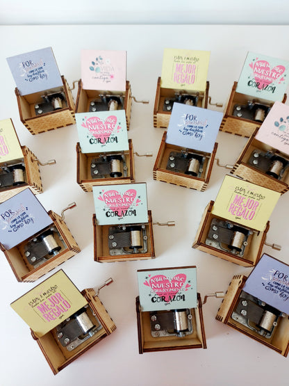 CAJA MUSICAL FRASES POSITIVAS (10 Unidades)