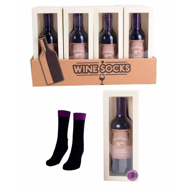 Calcetines botella de vino